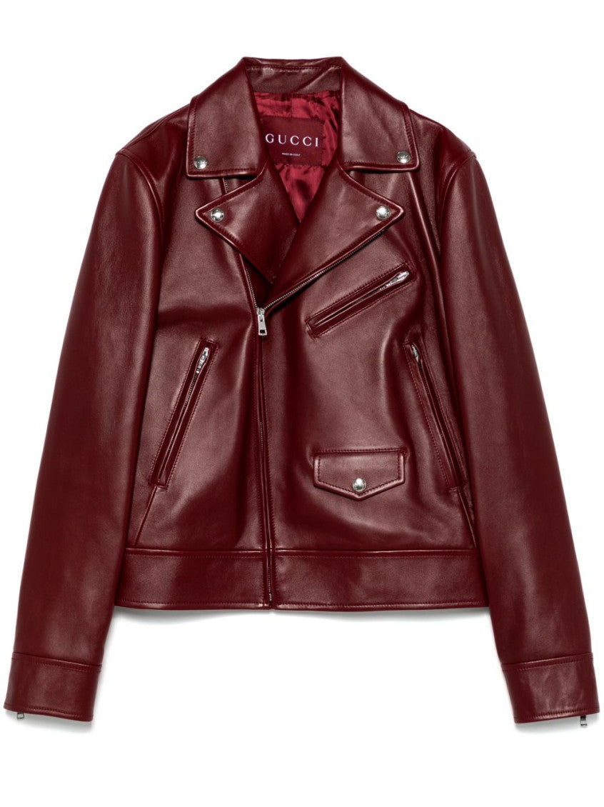 Maroon Notched Lapel Jacket 1