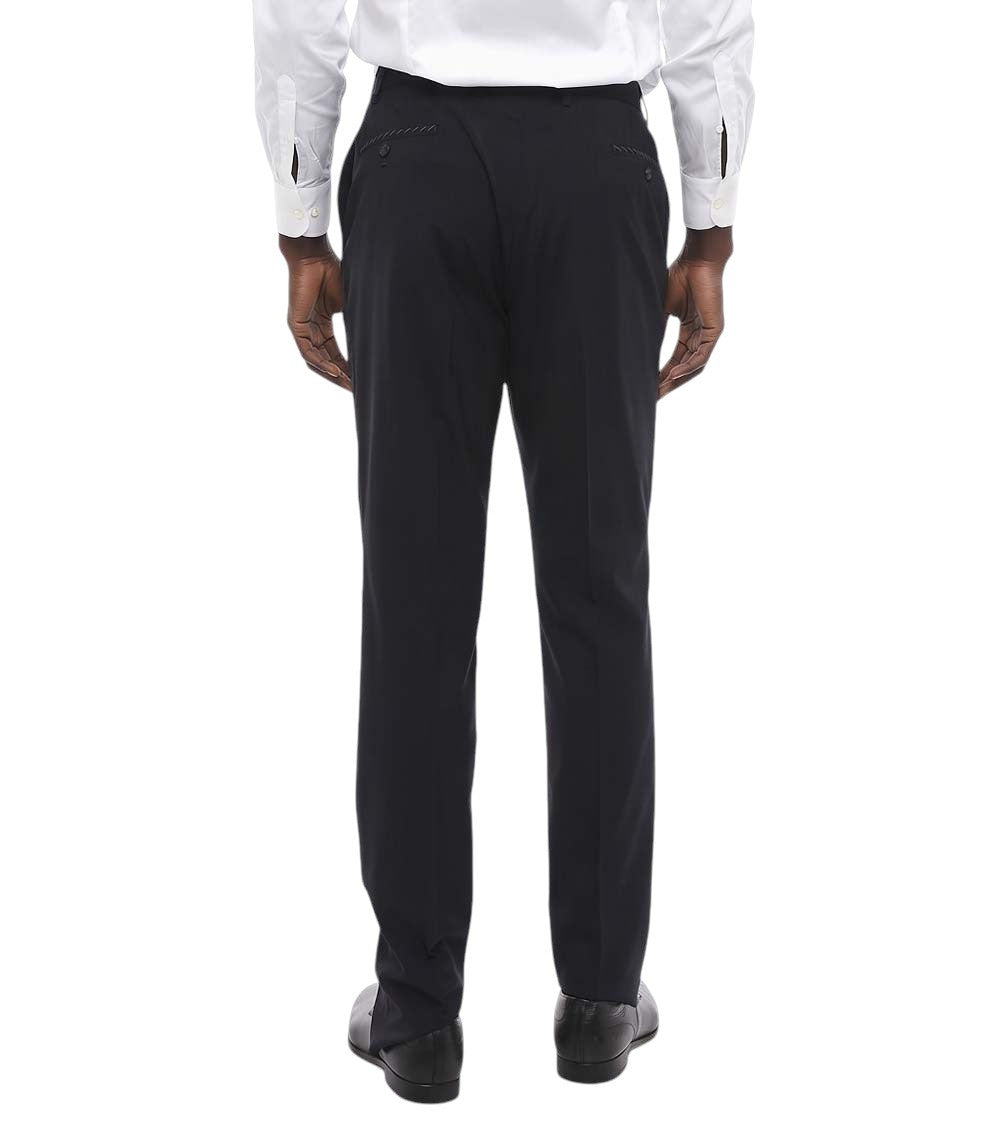 Dark Navy Straight Pants 2