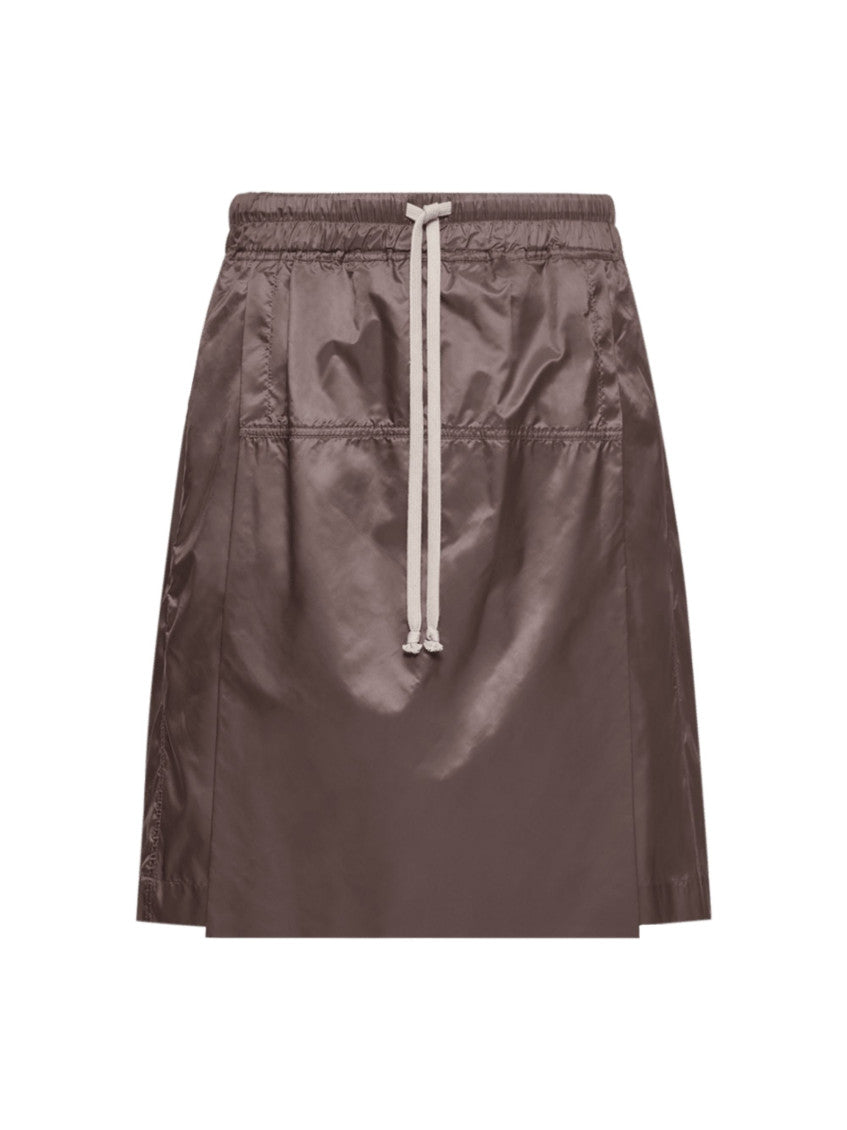 Brown Solid Shorts 1