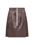 Brown Solid Shorts 1