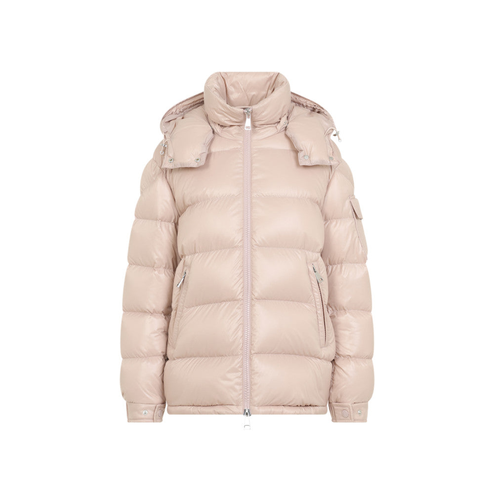 Light Pink Quilted Hood Jacket 1
