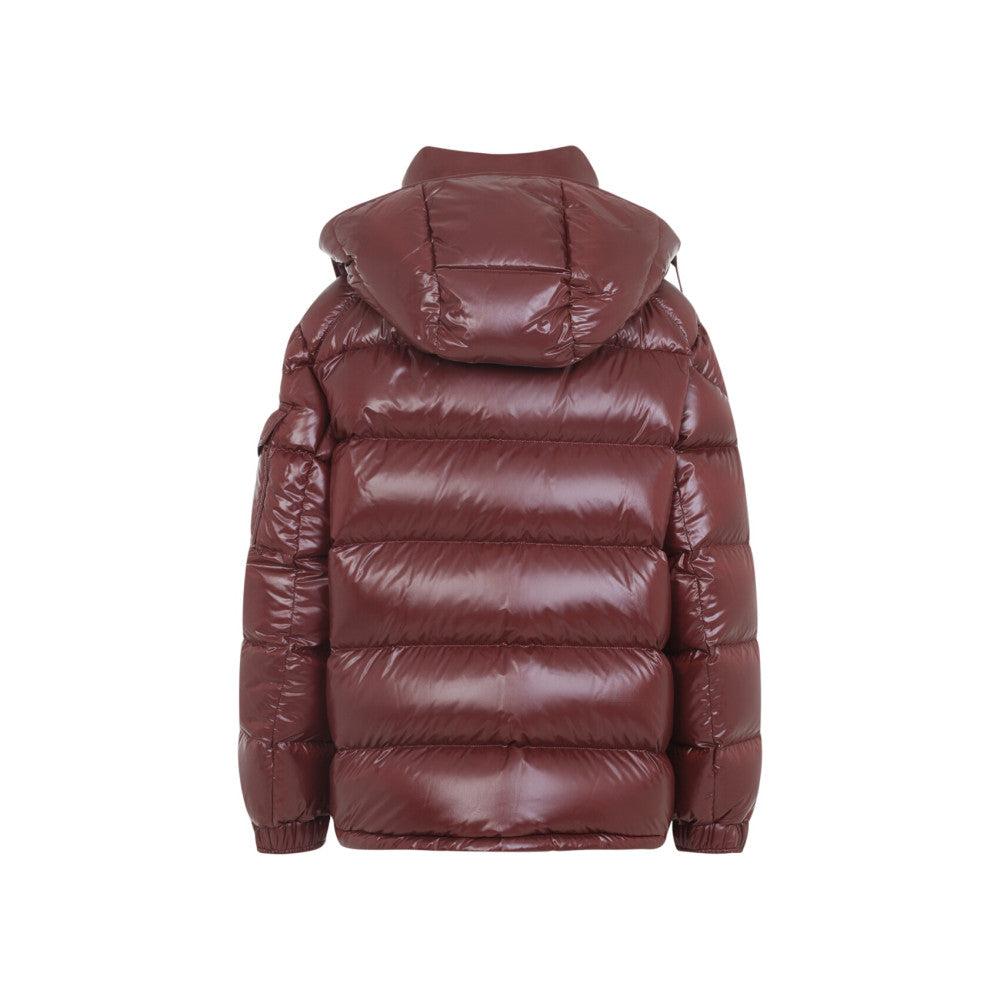 Dark Brown Quilted Hood Jacket 2
