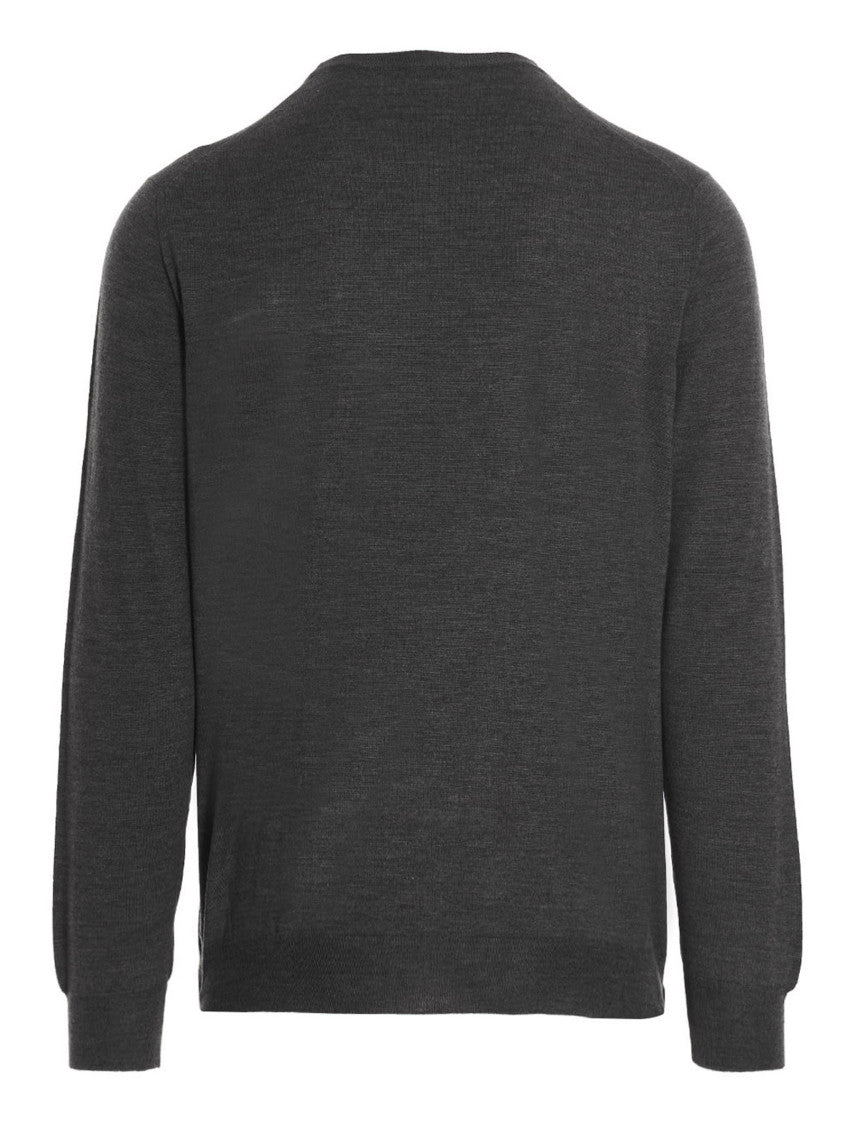 Dark Grey Crew Neck Sweater 2