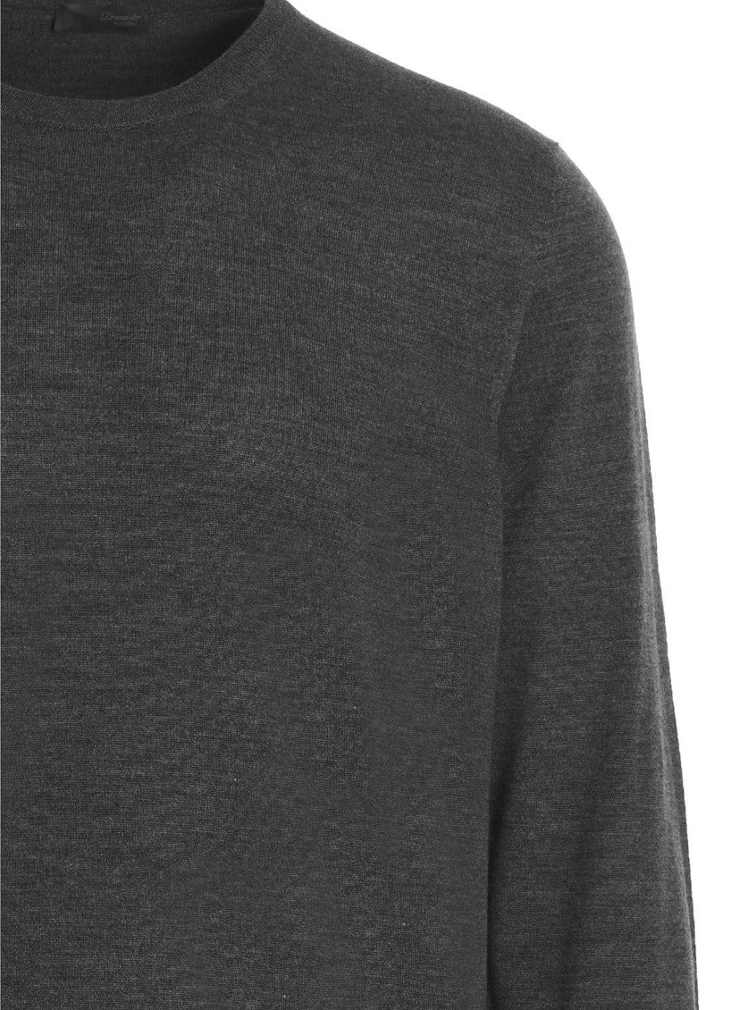 Dark Grey Crew Neck Sweater 3