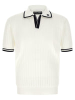 White Regular Shirt Collar Polo 1