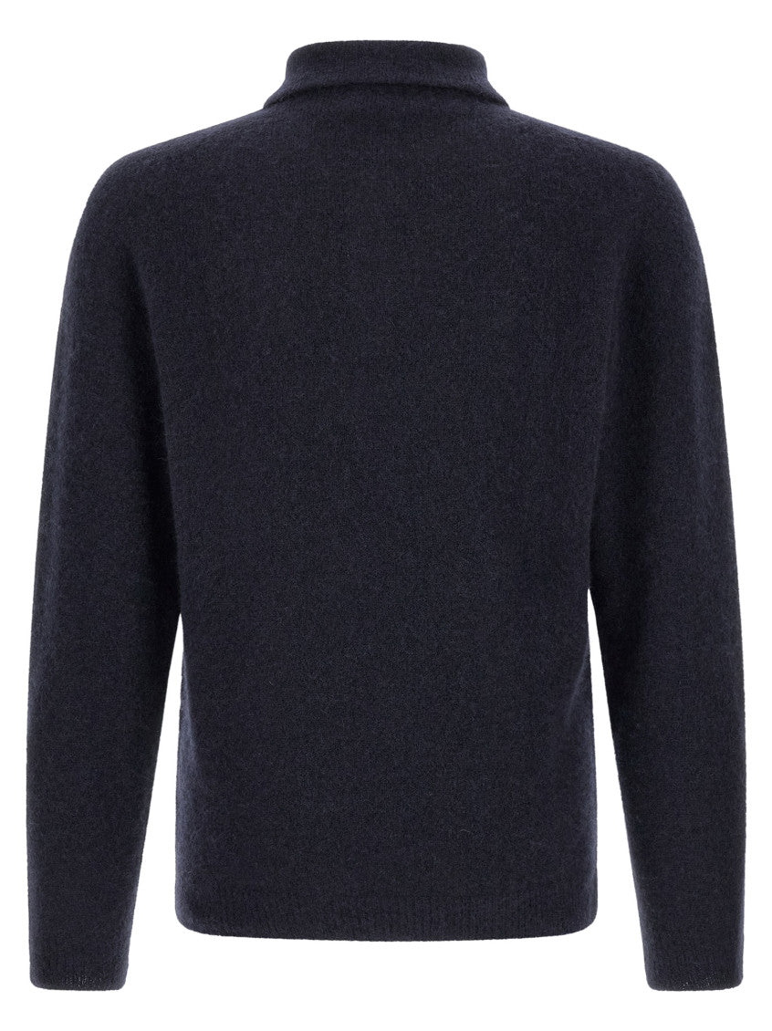 Navy Blue Shirt Collar Polo 2