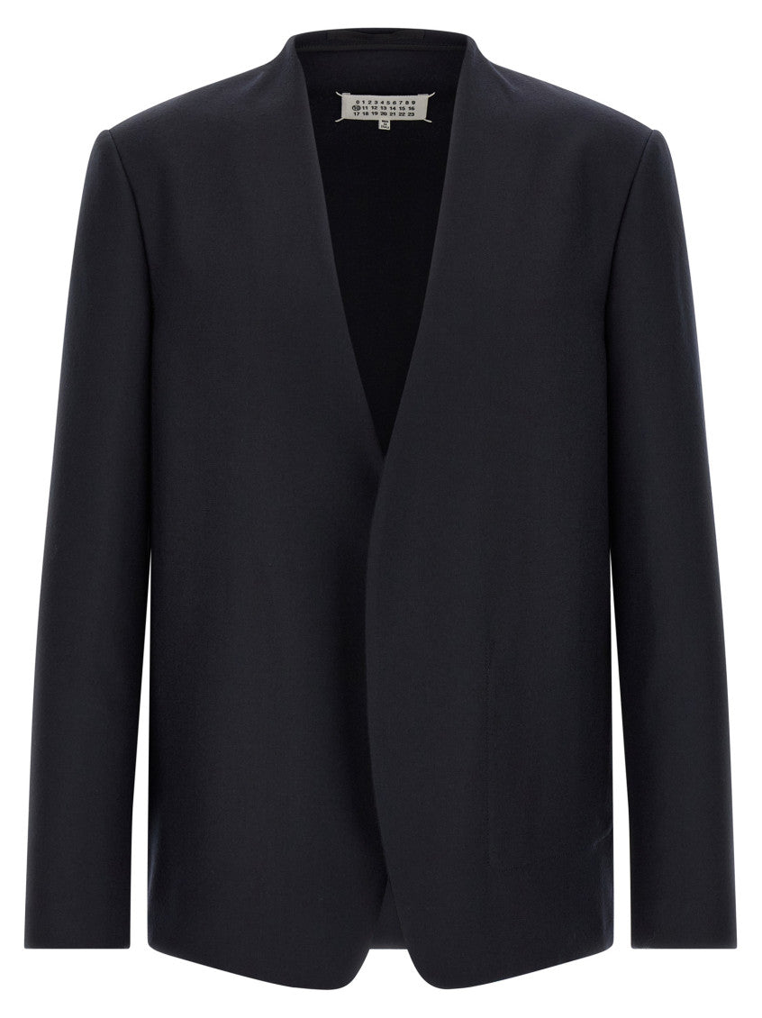 Navy Blue Minimal Blazer 1