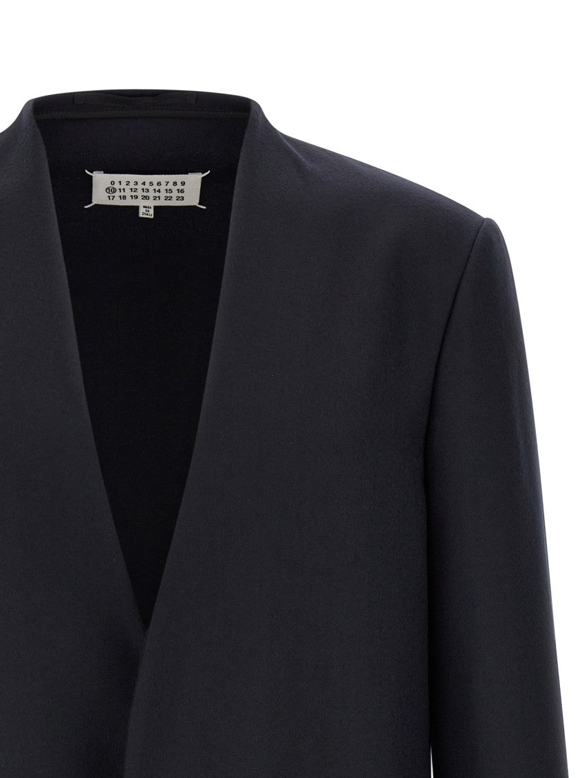 Navy Blue Minimal Blazer 3