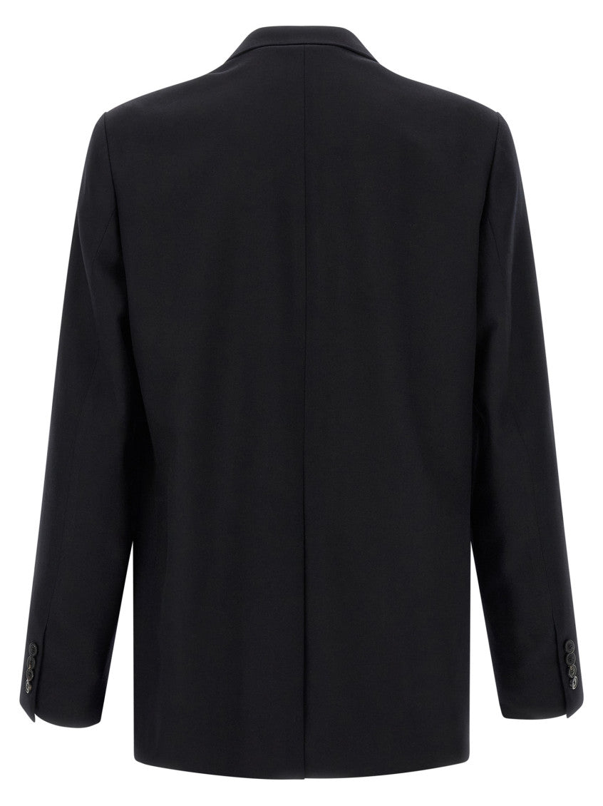 Black Peaked Lapel Blazer 2