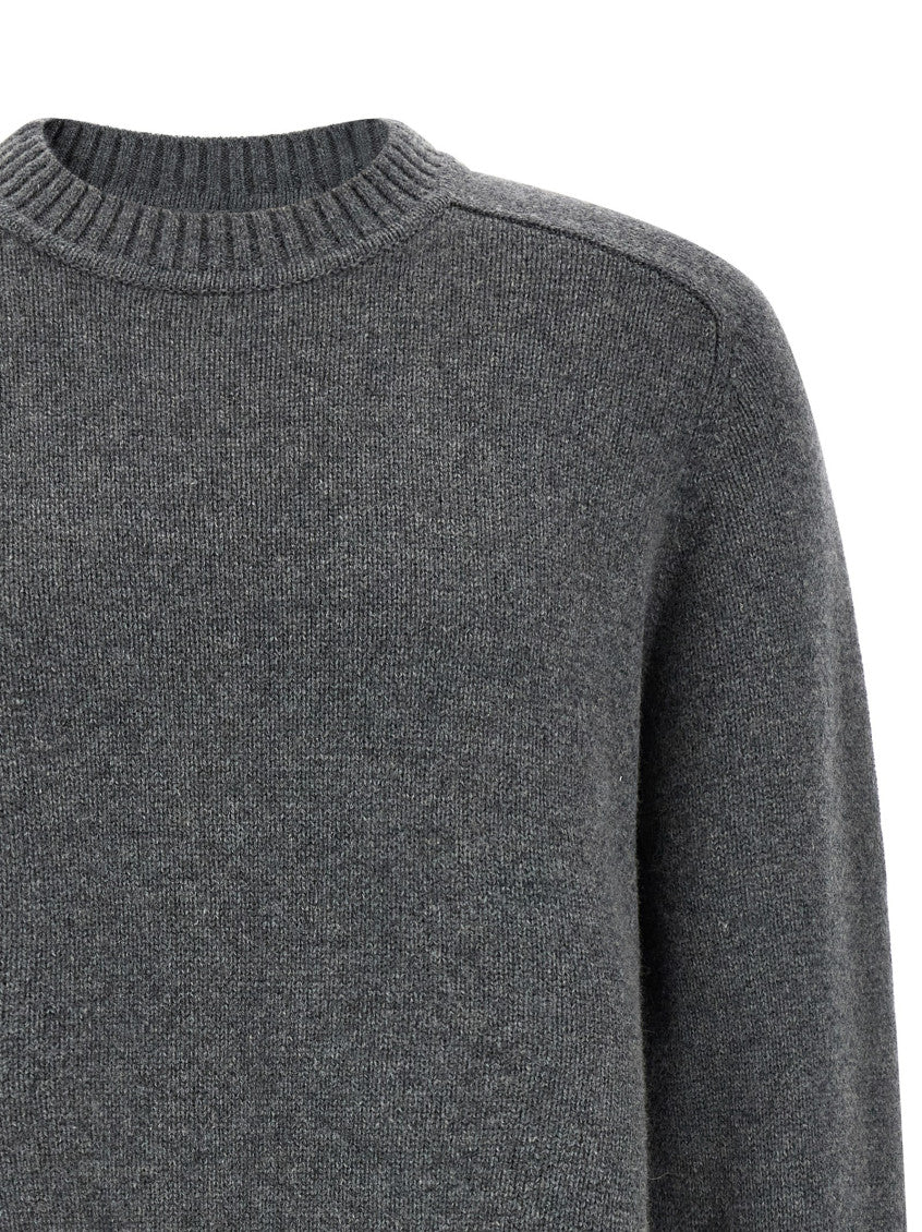 Grey Regular Crew Neck Sweater 3