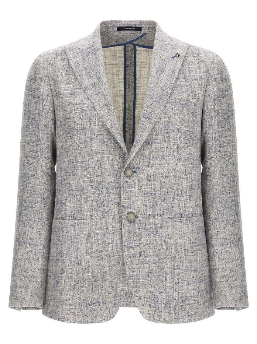 Light Grey Textured Blazer 1