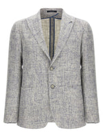Light Grey Textured Blazer 1