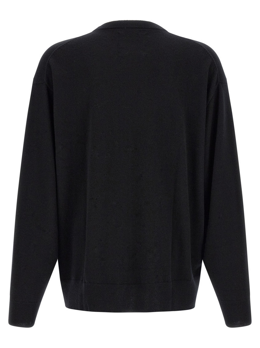 Black Crew Neck Sweater 2