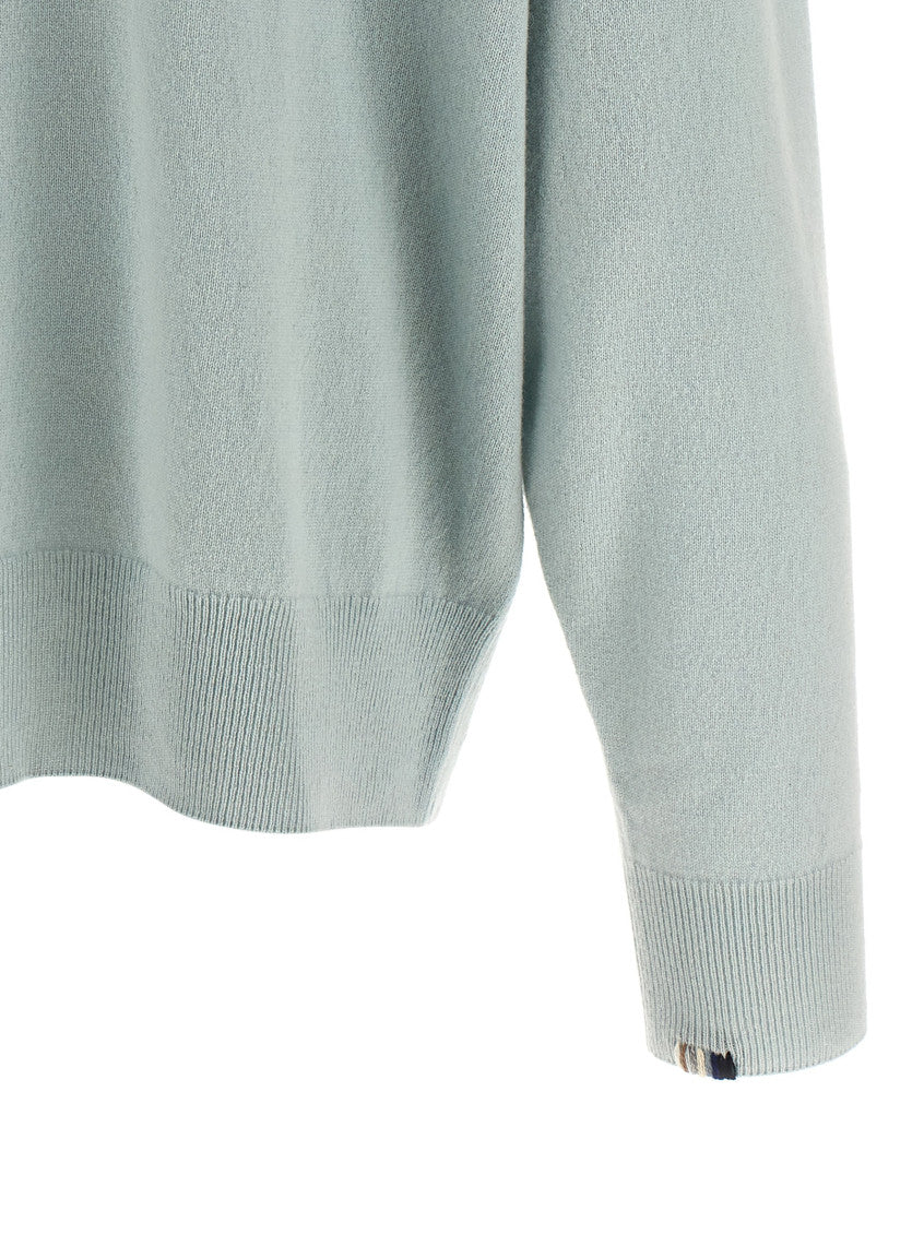 Light Blue Crew Neck Sweater 4
