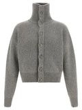 Grey Turtle Neck Cardigan 1