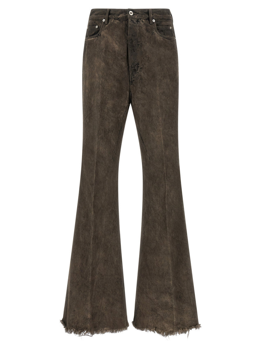 Dark Brown Bootcut Jeans 1