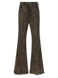 Dark Brown Bootcut Jeans 1