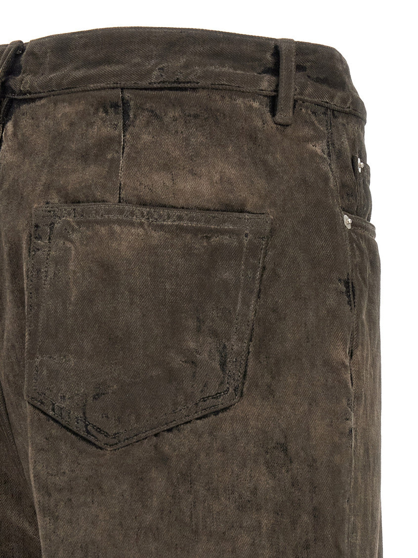 Dark Brown Bootcut Jeans 4