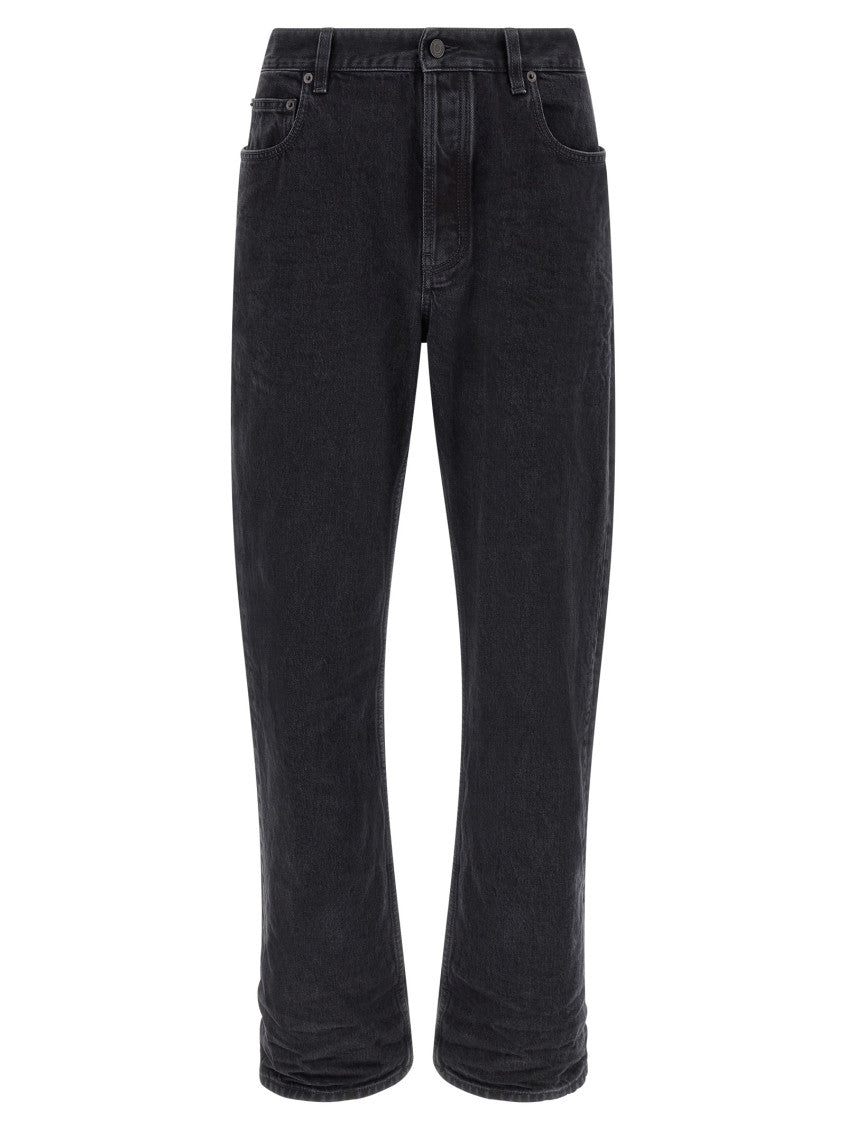 Black Mid Rise Jeans 1