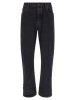 Black Mid Rise Jeans 1