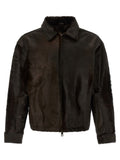 Brown Shirt Collar Jacket 1