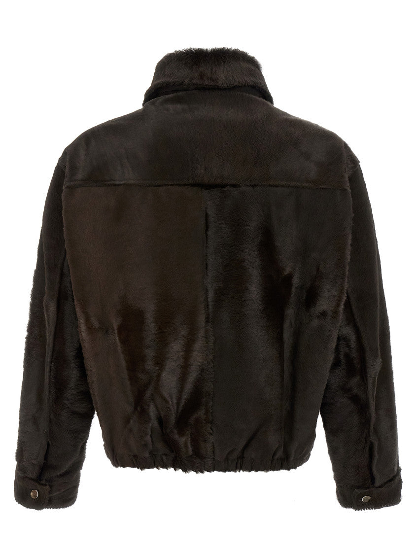 Brown Shirt Collar Jacket 2