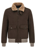 Brown Shirt Collar Jacket 1