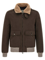 Brown Shirt Collar Jacket 1