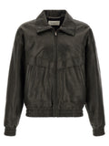 Black Shirt Collar Jacket 1