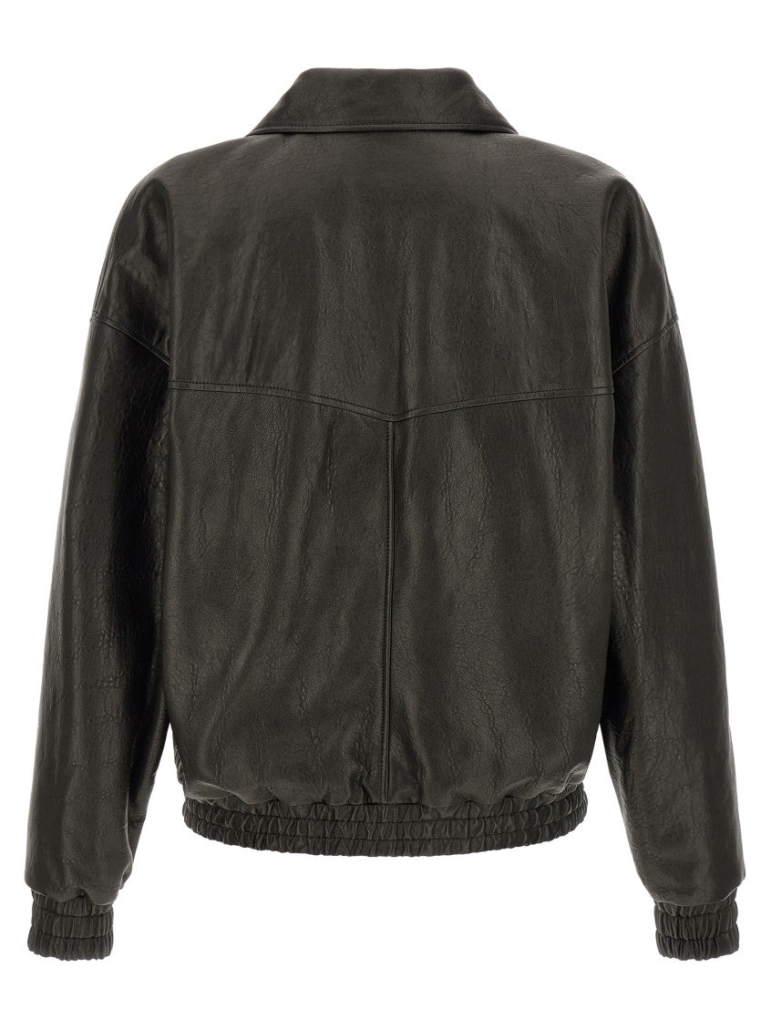 Black Shirt Collar Jacket 2