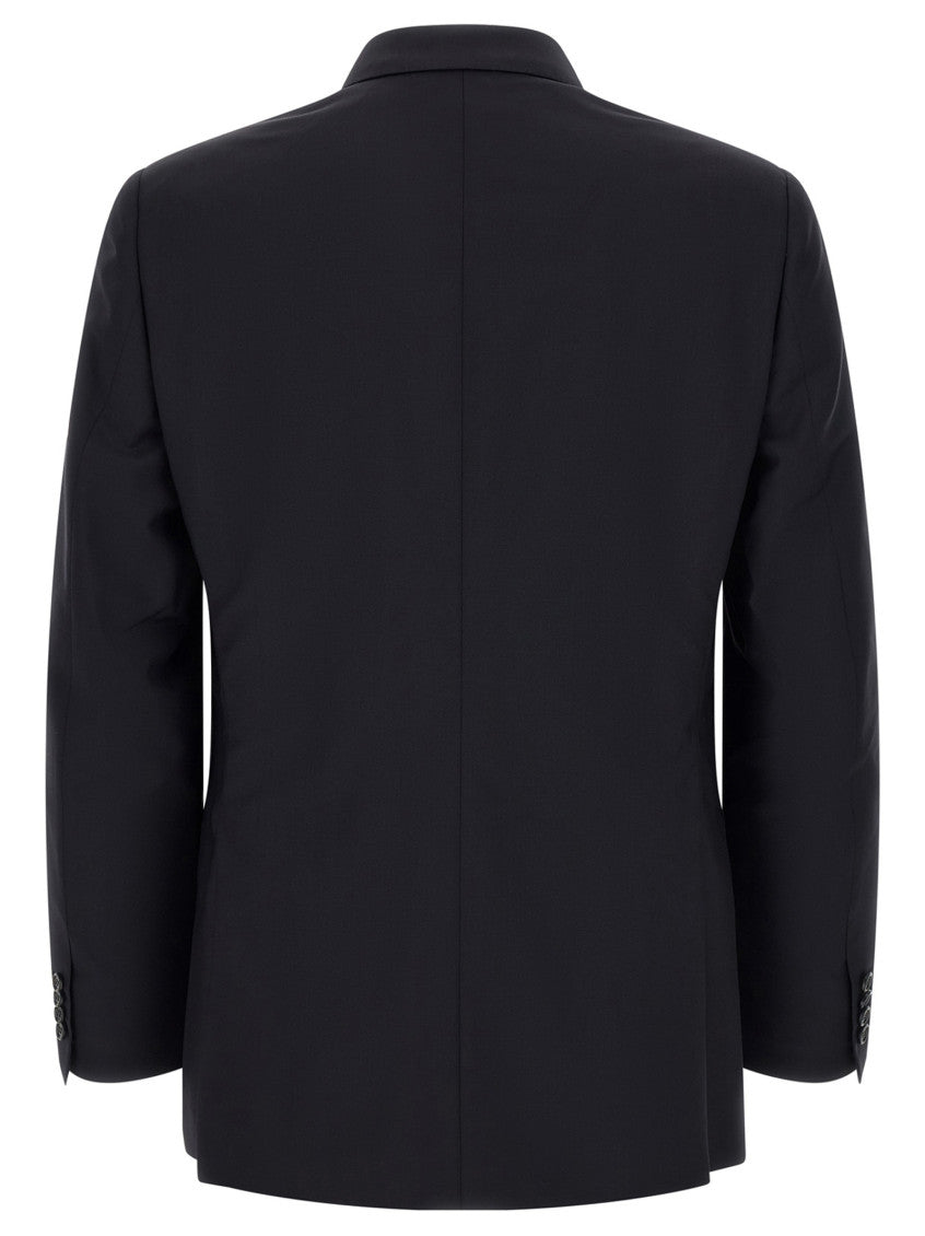 Dark Navy Peaked Lapel Suit 2