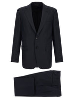 Dark Navy Notched Lapel Suit 1