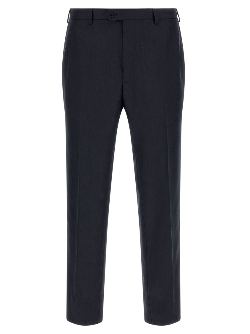 Dark Navy Notched Lapel Suit 3