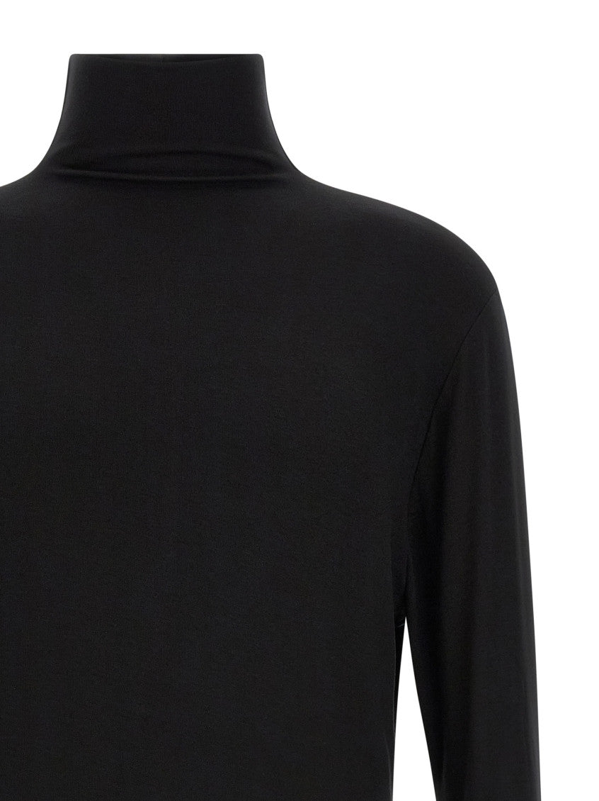 Black Solid Turtle Neck Sweater 3