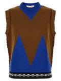 Multicolor Sleeveless Sweater 1