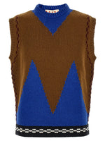 Multicolor Sleeveless Sweater 1