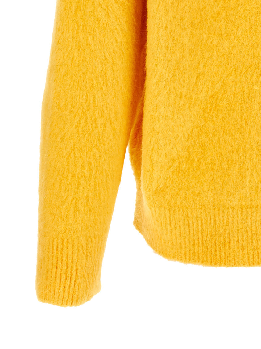 Yellow Crew Neck Sweater 4