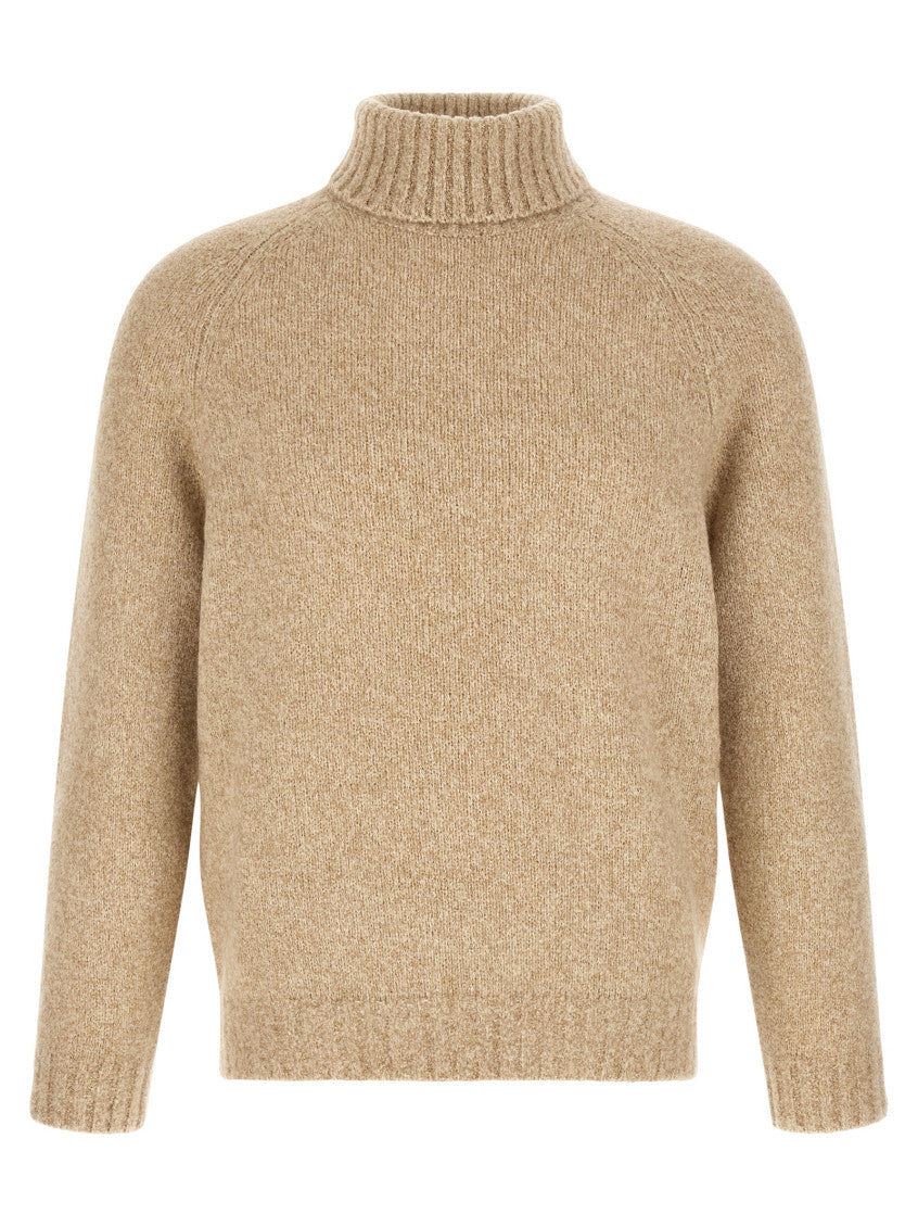 Light Beige Knitted Sweater 1