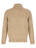 Light Beige Knitted Sweater 1