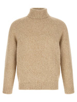 Light Beige Knitted Sweater 1