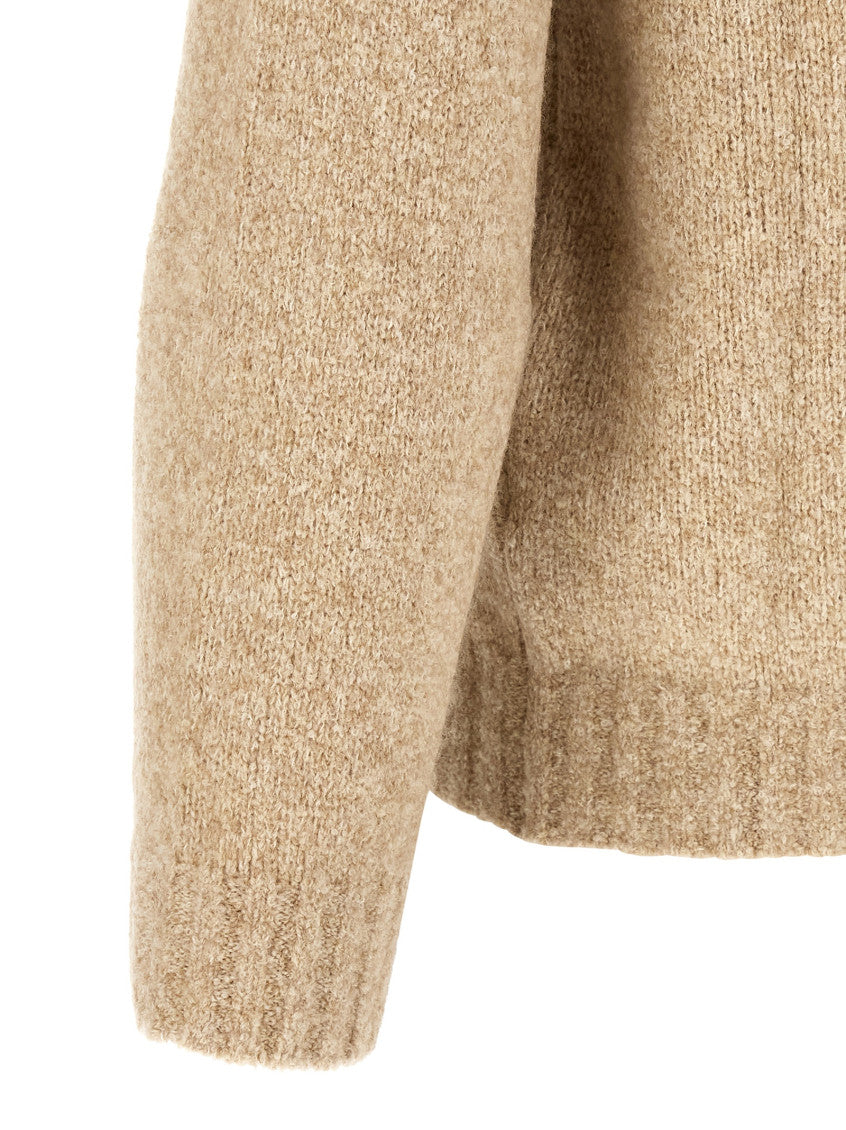 Light Beige Knitted Sweater 4