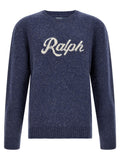 Blue Logo Crew Neck Sweater 1