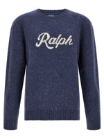 Blue Logo Crew Neck Sweater 1