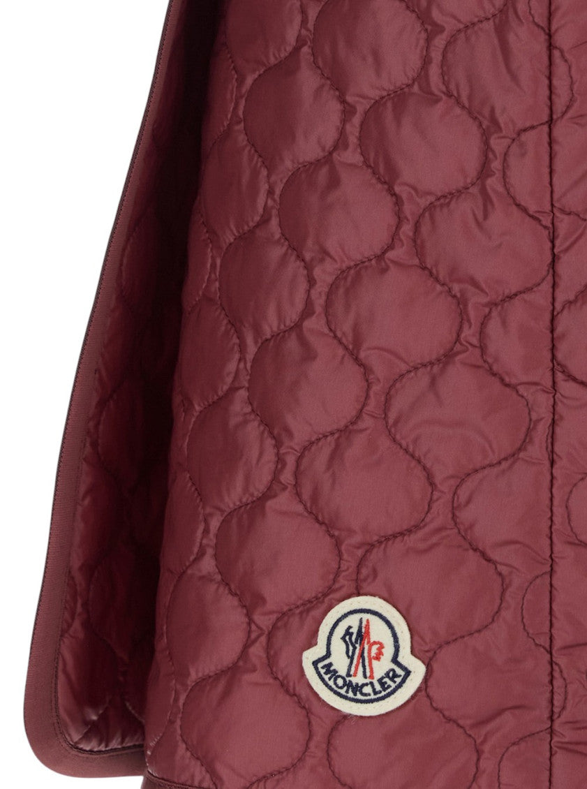 Dark Brown Quilted Mini Skirt 3