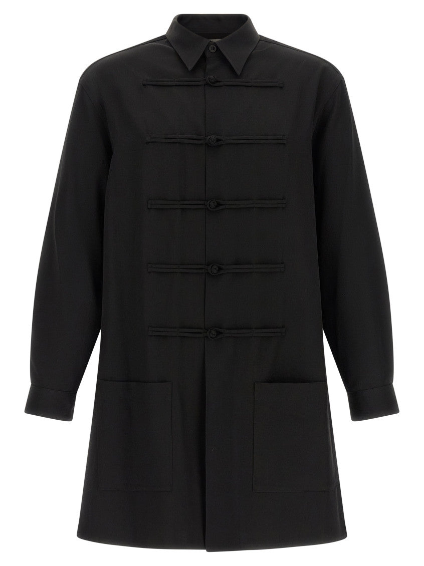 Black Relaxed Solid Shirt 1