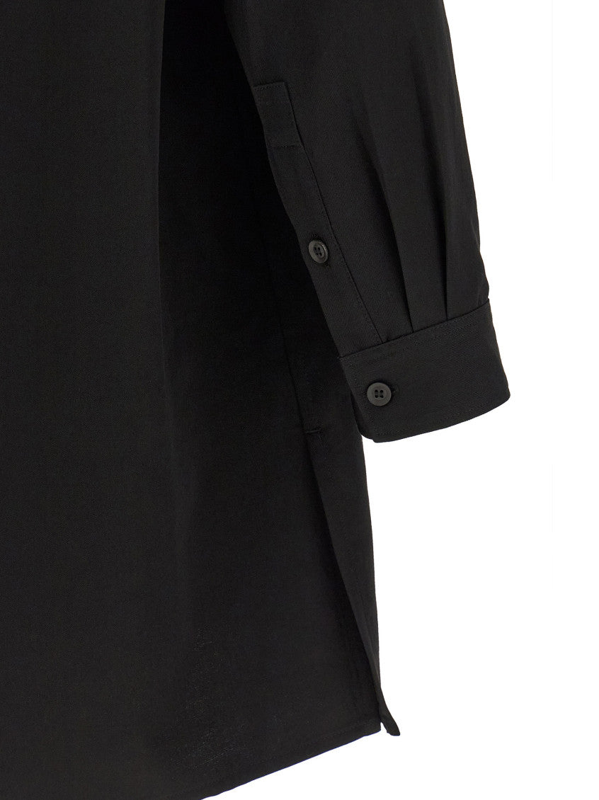 Black Relaxed Solid Shirt 4