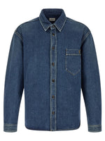 Blue Loose Denim Shirt 1