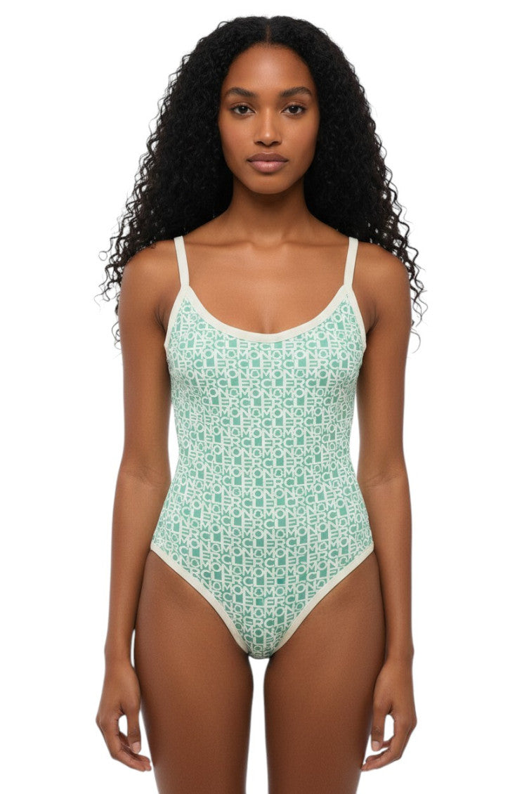 Green Logo Swimwear 1
