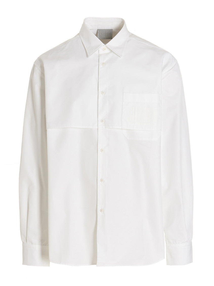 White Oversized Solid Shirt 1