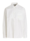 White Oversized Solid Shirt 1